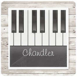 Serviette En Papier NOM personnalisé Pianist Piano Keys professeur de 