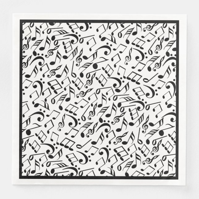 Serviette En Papier Notes (Devant)