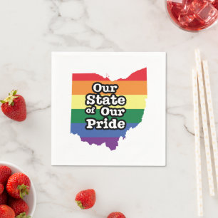 Serviette En Papier Notre État de notre fierté  Ohio