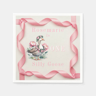 Serviette En Papier Notre oie sotte est Tournée un Anniversaire