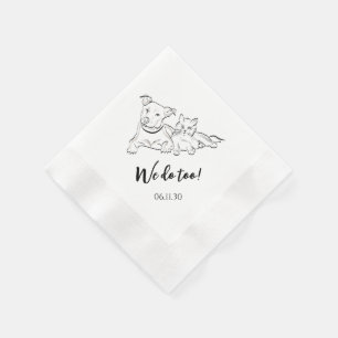 Serviette En Papier Nous le faisons aussi ! Réception de mariage de ch