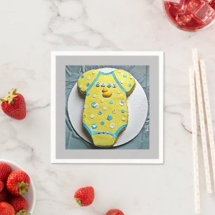 Serviette En Papier Nouveau bébé Duckie Jaune