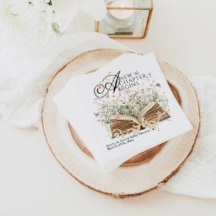 Serviette En Papier Nouveau chapitre Commencer le Baby shower Fleur sa