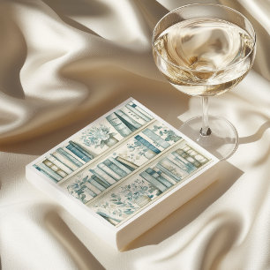 Serviette En Papier Nouveau chapitre Garçon Bibliothèque Livre Baby Sh