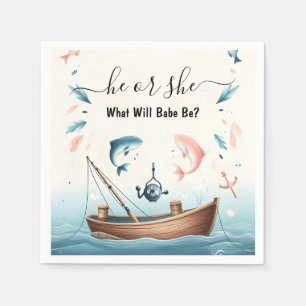 Serviette En Papier Nouveau hameçon appât amusant bois poisson pêche S