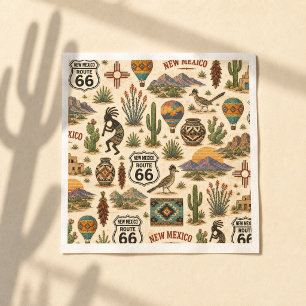 Serviette En Papier Nouveau-Mexique Route 66 Table Fiesta