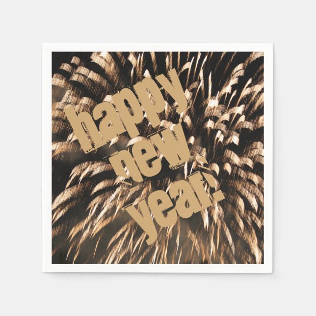Serviette En Papier Nouvelle Année Sove Party (Devant)