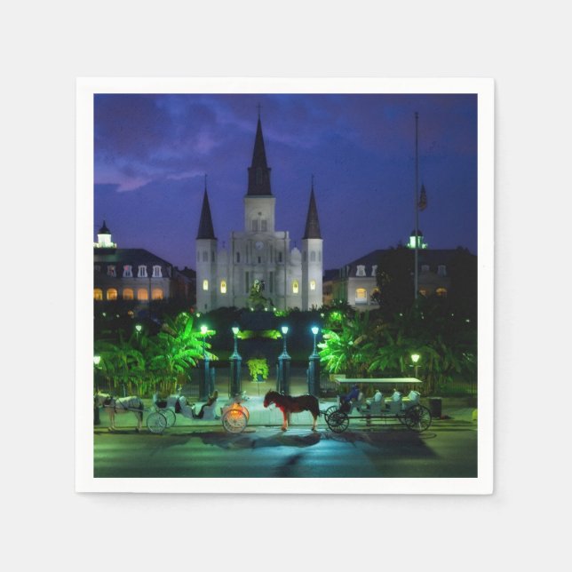 Serviette En Papier Nouvelle-Orléans, Louisiane (Devant)