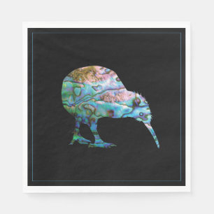 SERVIETTE EN PAPIER NOUVELLE-ZÉLANDE KIWI PAUA NAPKIN