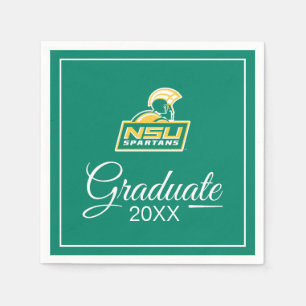 Serviette En Papier NSU Spartans Diplômé