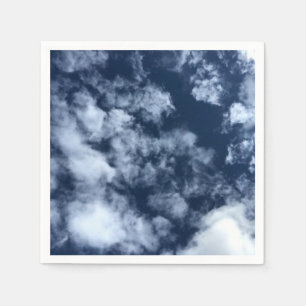 Serviette En Papier Nuages -