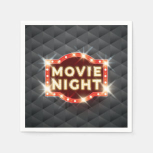 Serviette En Papier Nuit de cinéma Luxe