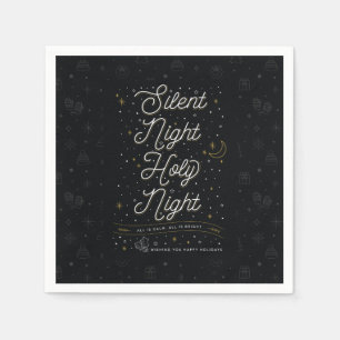 Serviette En Papier Nuit Silencieuse Papier de Noël