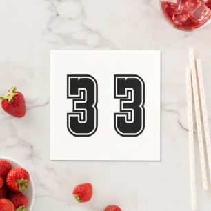 Serviette En Papier Numéro 33