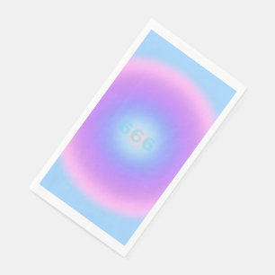 Serviette En Papier Numéro d'ange 666 Réfléchir - Nombres d'ange Dégra