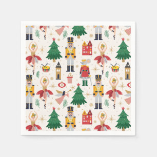 Serviette En Papier Nutcracker Ballet Motif de vacances