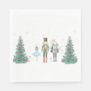 Serviette En Papier Nutcracker Napkins Pastel
