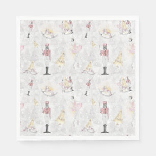Serviette En Papier Nutcracker Suite Ballet Ballerina Plum sucre Fée