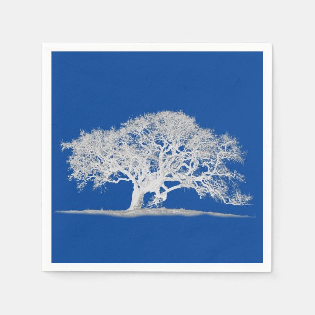 SERVIETTE EN PAPIER OAK TREE (Devant)