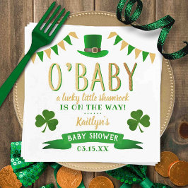 Serviette En Papier O'Baby St. Patrick's Day Baby shower