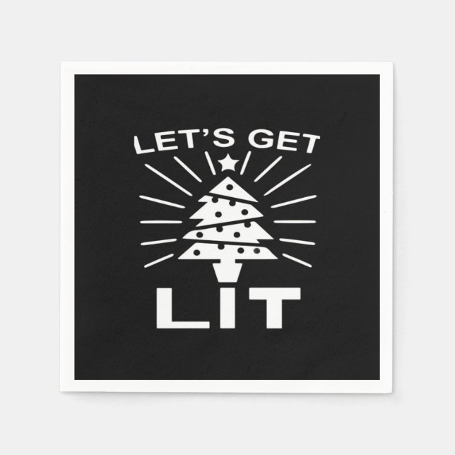 Serviette En Papier Obtenons Lit Essential Funny Classic (Devant)