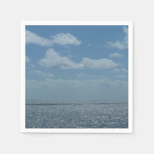 Serviette En Papier Océan bleu de la mer des Caraïbes