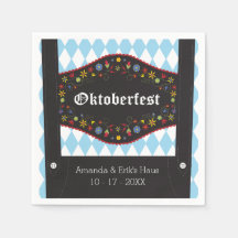 Octoberfest, Oktoberfest serviettes - Custom