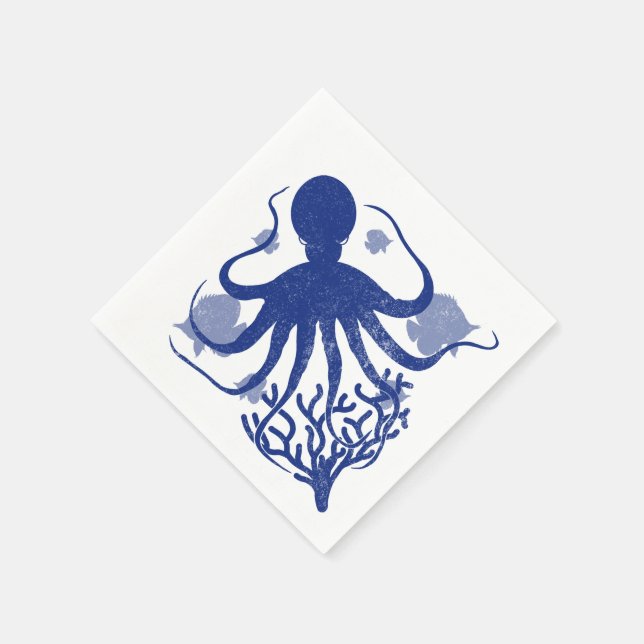 Serviette En Papier octopus (Coin)