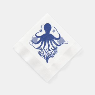 Serviette En Papier Octopus (light background)