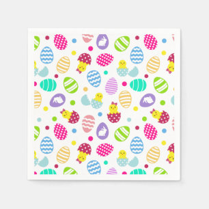 Serviette En Papier Oeufs de Pâques