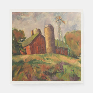 Serviette En Papier Oeuvre de Richard Thorsen Papier Napkins