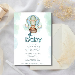 Serviette En Papier Oh Baby Boy Baby shower à bulle à air chaud