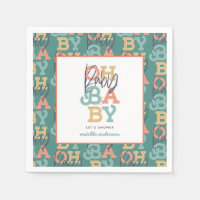 Oh bébé fête baby shower moderne bébé