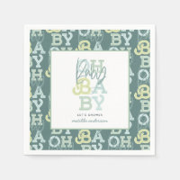 Oh bébé fête baby shower moderne bébé
