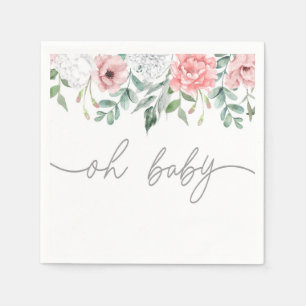 SERVIETTE EN PAPIER OH BÉBÉ, FOURNITURES DE BABY SHOWER PARTY
