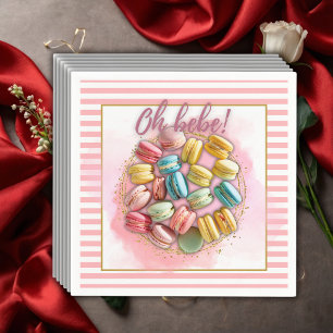Serviette En Papier Oh bebe French Patisserie Baby shower