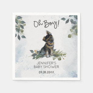 Serviette En Papier Oh mon Dieu ! Baby shower mignonne chiot