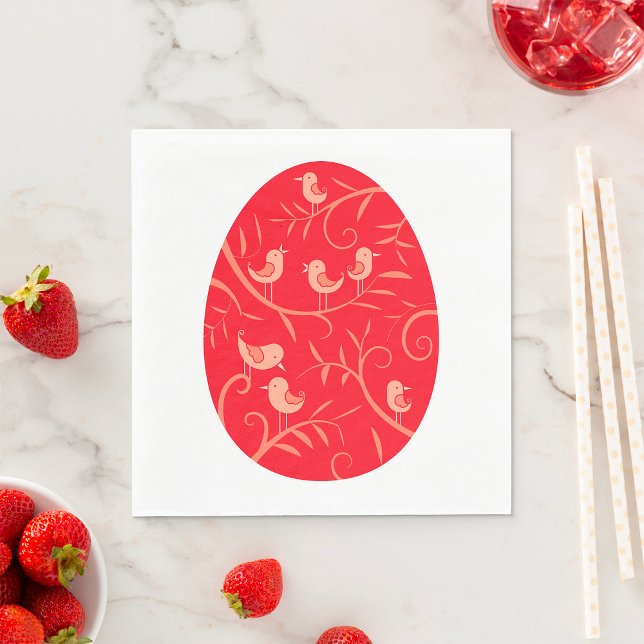 Serviette En Papier Oiseaux de Pâques (Créateur téléchargé)