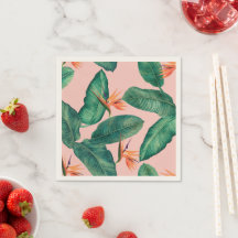 Oiseaux de Paradise Napkin