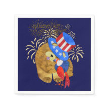 OISEAUX D'UNE PÈRE - PAPIER NAPKINS