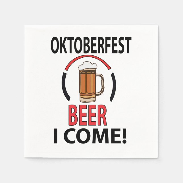 Serviette En Papier Oktoberfest Beer Festival Party Oktoberfest (Devant)