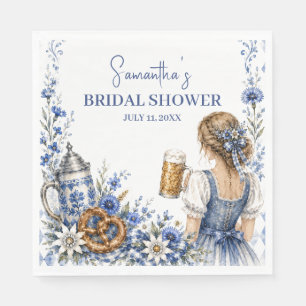 Serviette En Papier Oktoberfest Bière Allemande Bretzel Enterrement de