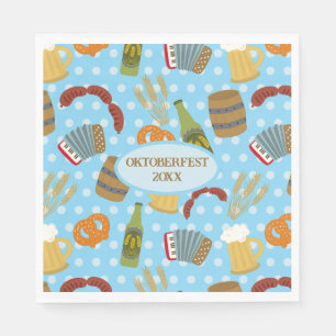 Serviette En Papier Oktoberfest nourriture et boisson