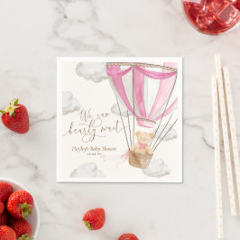 Serviette En Papier On Peut Attendre Le Baby shower D'Ours En Teddy Ro