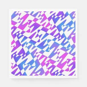 Serviette En Papier onduleur rétroonde - crépuscule dégradé sur blanc 