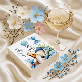 Serviette En Papier One Silly Goose Boy Birthday 