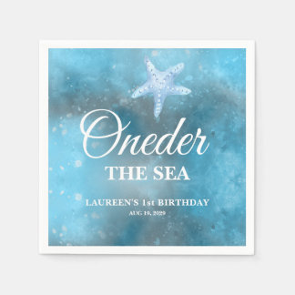 Serviette En Papier Oneder The Sea 1er Anniversaire
