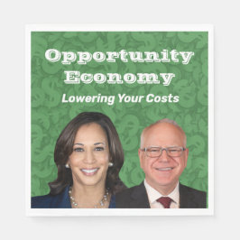 Serviette En Papier Opportunity Economy Harris Walz 2024