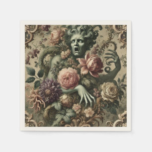 Serviette En Papier Opulence Opatique - Gothique Floral Baroque