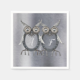 Serviette En Papier Or, argent - laiton moderne